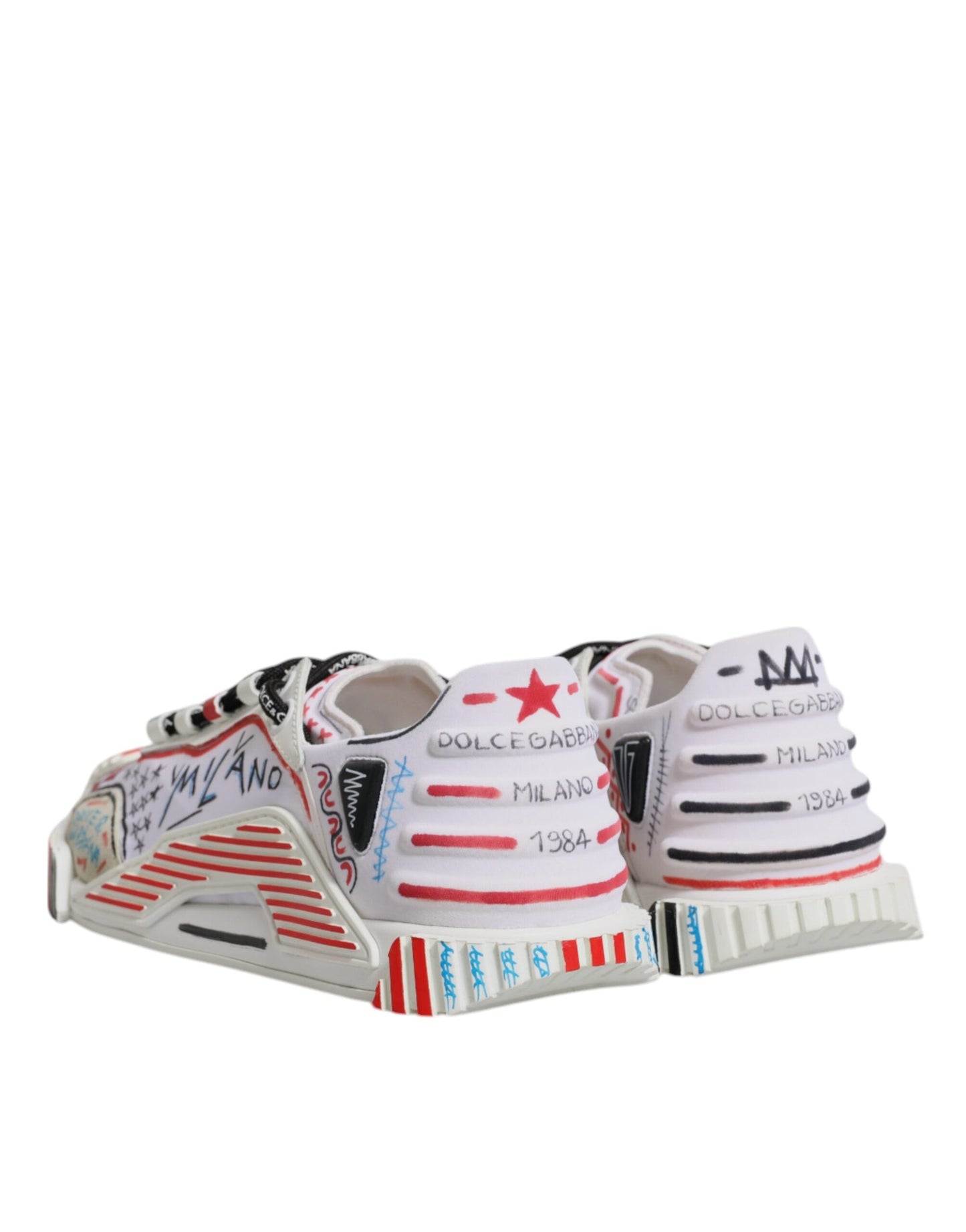 Dolce & Gabbana Multicolor Suede Fabric NS1 Sneakers Men's Shoes (Pre-Owned)