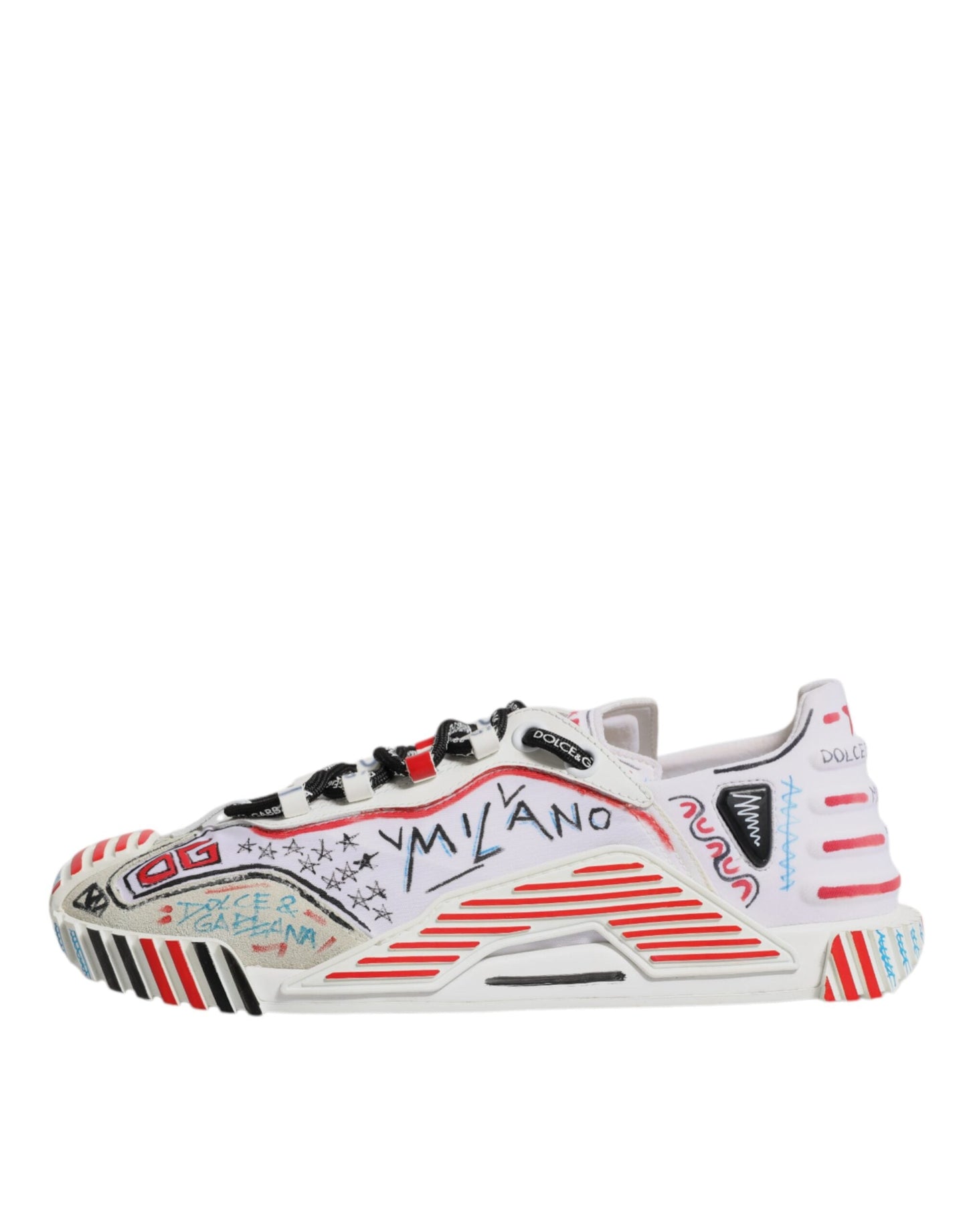 Dolce & Gabbana Multicolor Suede Fabric NS1 Sneakers Men's Shoes (Pre-Owned)