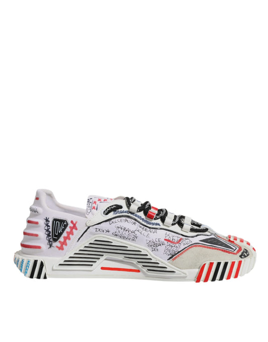 Dolce & Gabbana Multicolor Suede Fabric NS1 Sneakers Men's Shoes (Pre-Owned)