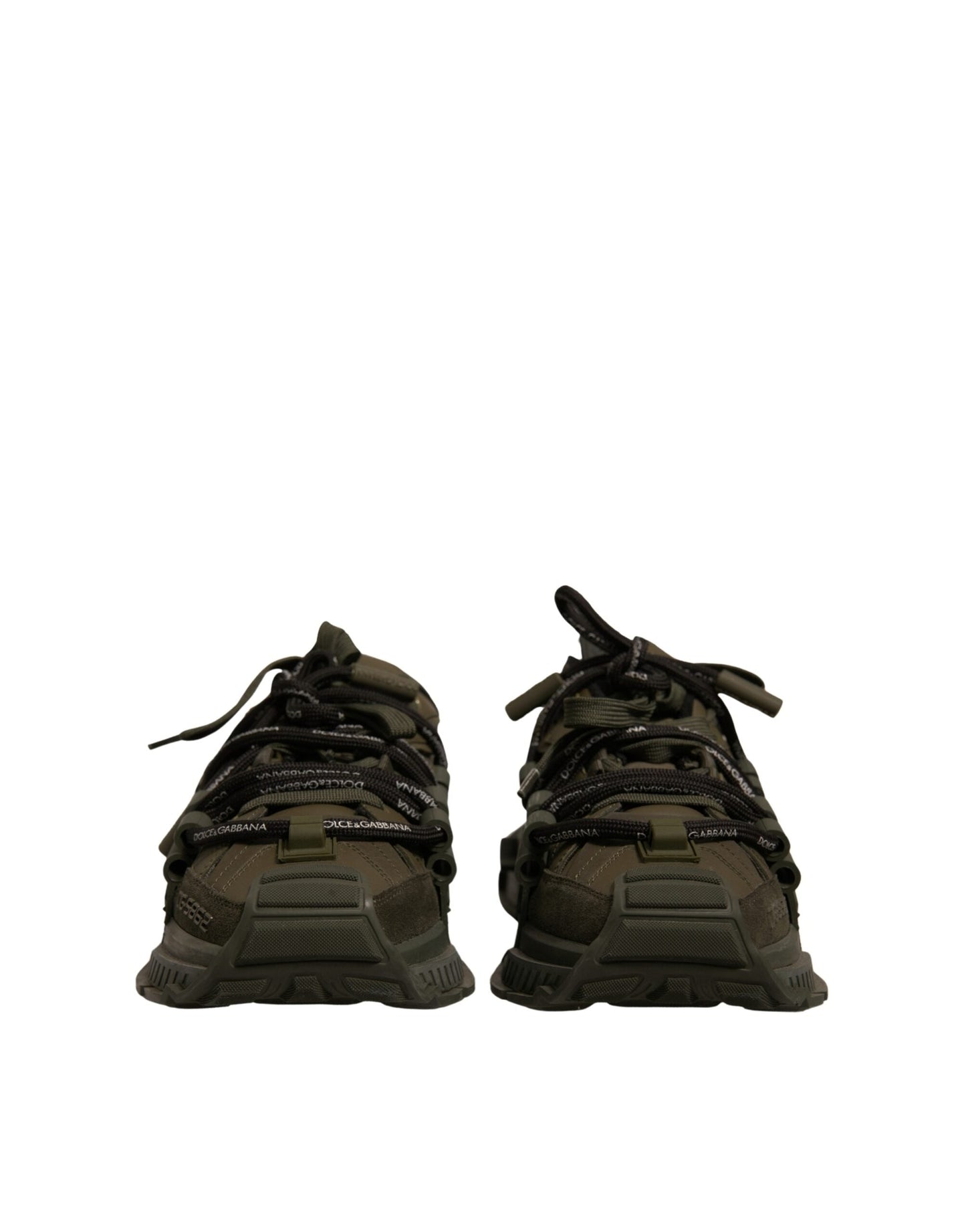 Dolce & Gabbana Military Green Space Low Top Sneakers Men's Shoes (Pre-Owned)