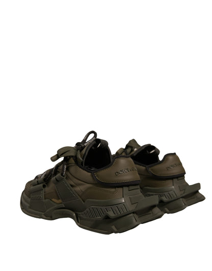 Dolce & Gabbana Military Green Space Low Top Sneakers Men's Shoes (Pre-Owned)