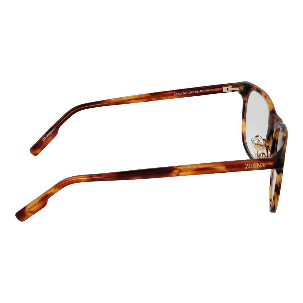 Ermenegildo Zegna Brown Acetate Glasses Men's (Frames)