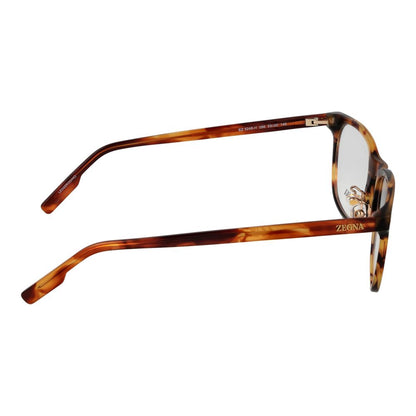 Ermenegildo Zegna Brown Acetate Glasses Men's (Frames)