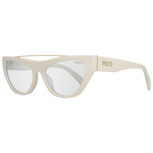 Emilio Pucci White Metal Women's Sunglasses