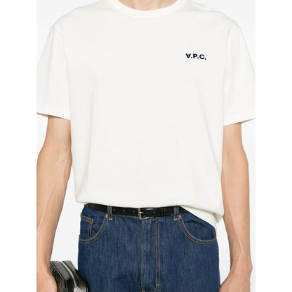 A.P.C. White T-Shirts & Vests - T-Shirts Men