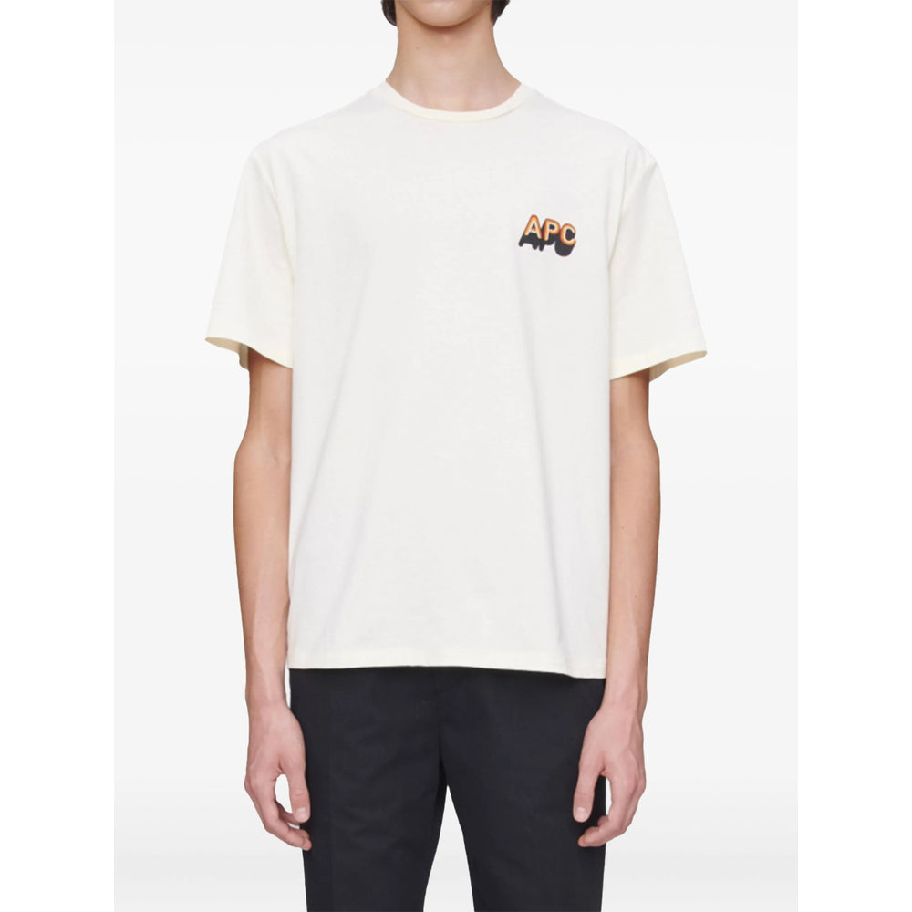 A.P.C. Neutrals T-Shirts & Vests - T-Shirts Men