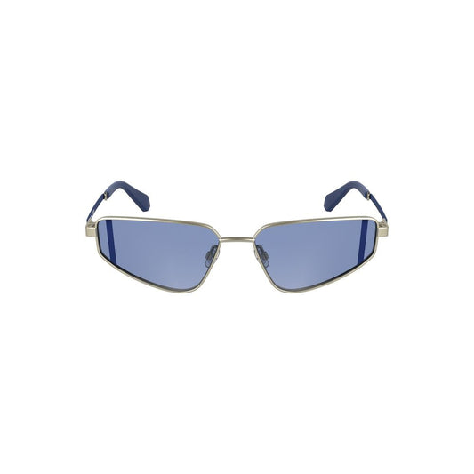 Calvin Klein Gray Metal Women Women's Sunglasses