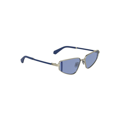 Calvin Klein Gray Metal Women Women's Sunglasses