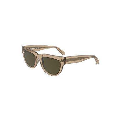 Calvin Klein Brown Acetate Women Women's Sunglasses