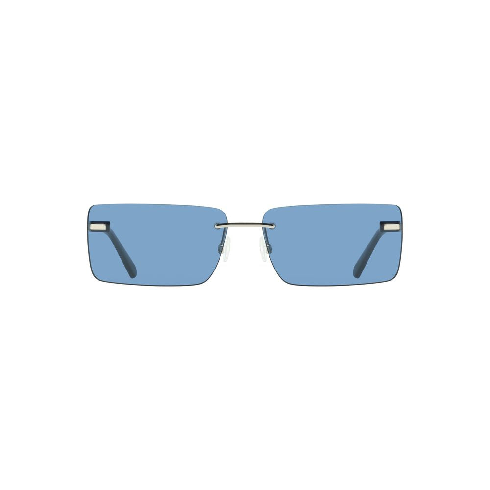 Calvin Klein Blue Metal Women Women's Sunglass