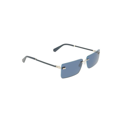 Calvin Klein Blue Metal Women Women's Sunglass