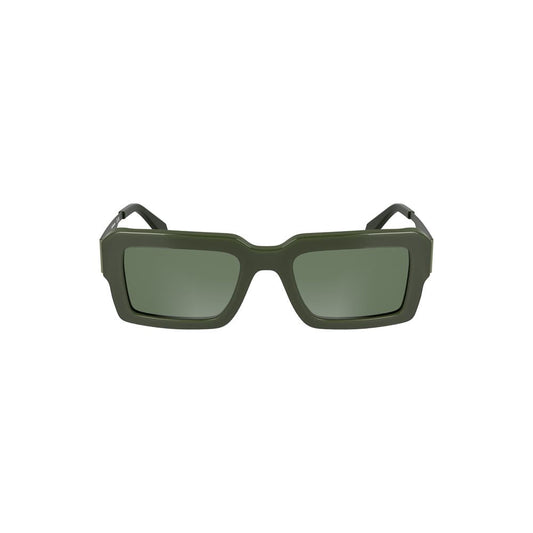 Calvin Klein Green Acetate Women Women's Sunglasses