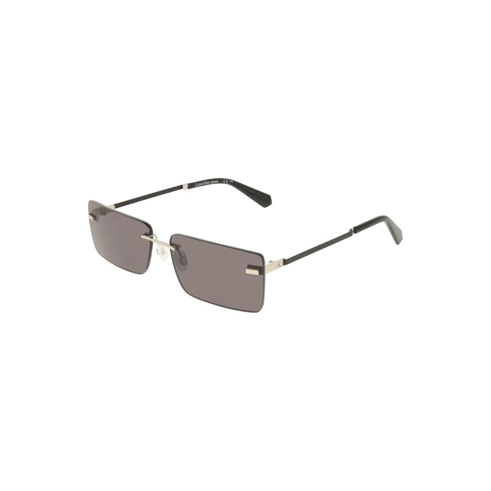 Calvin Klein Black Metal Women Women's Sunglass