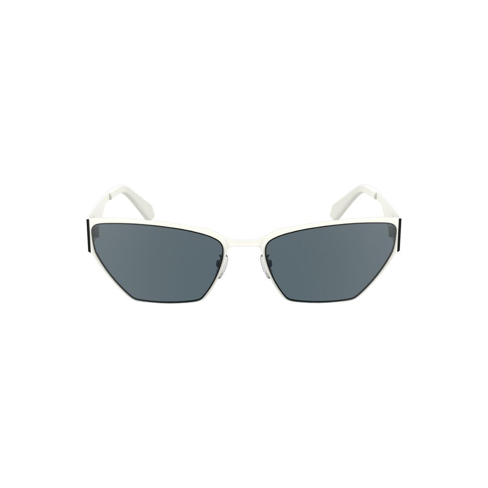Calvin Klein White Metal Women Women's Sunglass