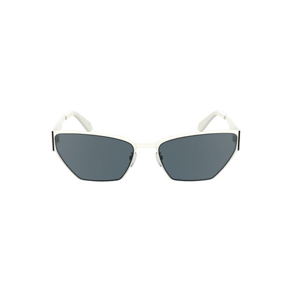Calvin Klein White Metal Women Women's Sunglass
