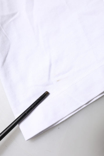 Dolce & Gabbana Blue Cotton Blend Hooded Sweatshirt Men's Sweater