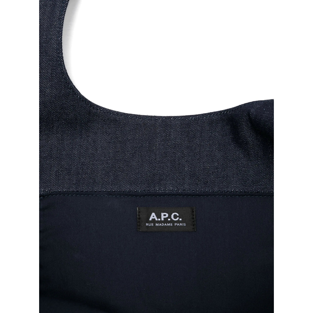 A.P.C. Blue Tote Bags Women