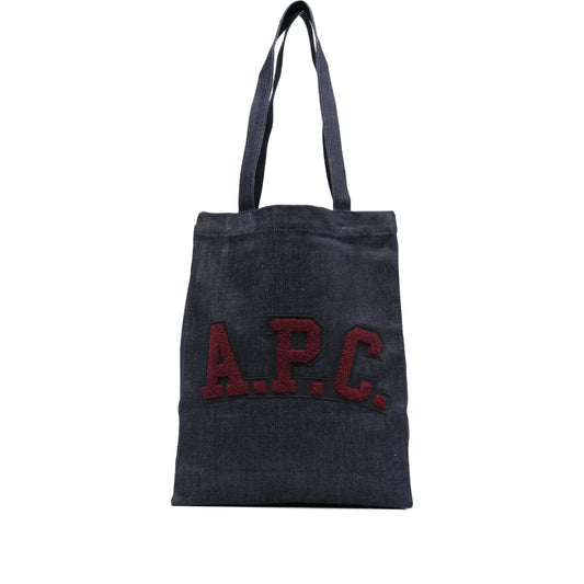 A.P.C. Blue Tote Bags Women