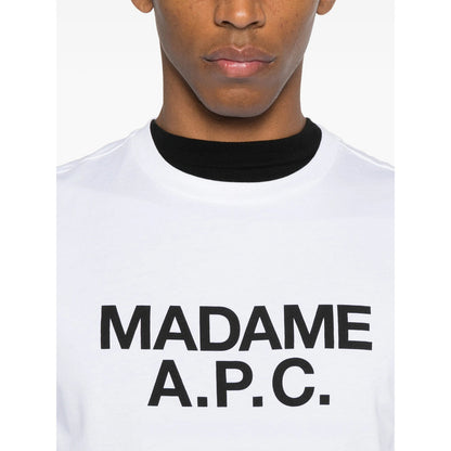A.P.C. White T-Shirts & Vests - T-Shirts Men