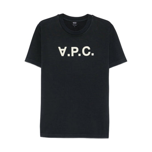 A.P.C. Black T-Shirts & Vests - T-Shirts Men