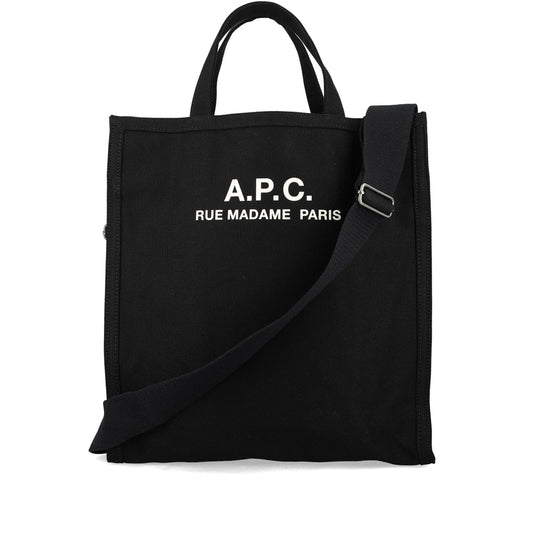 A.P.C. Black Tote Bags Men