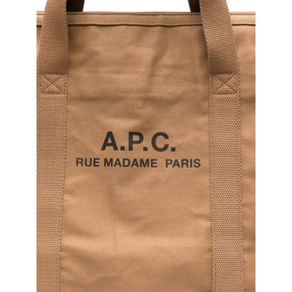 A.P.C. Brown Tote Bags Men