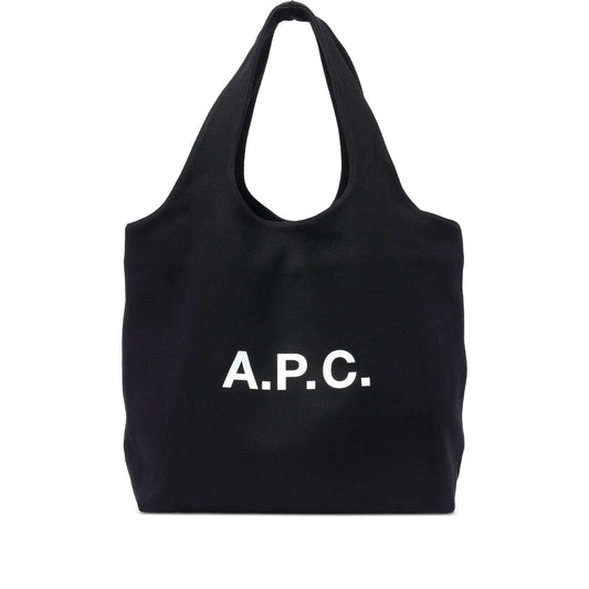 A.P.C. Black Tote Bags Men
