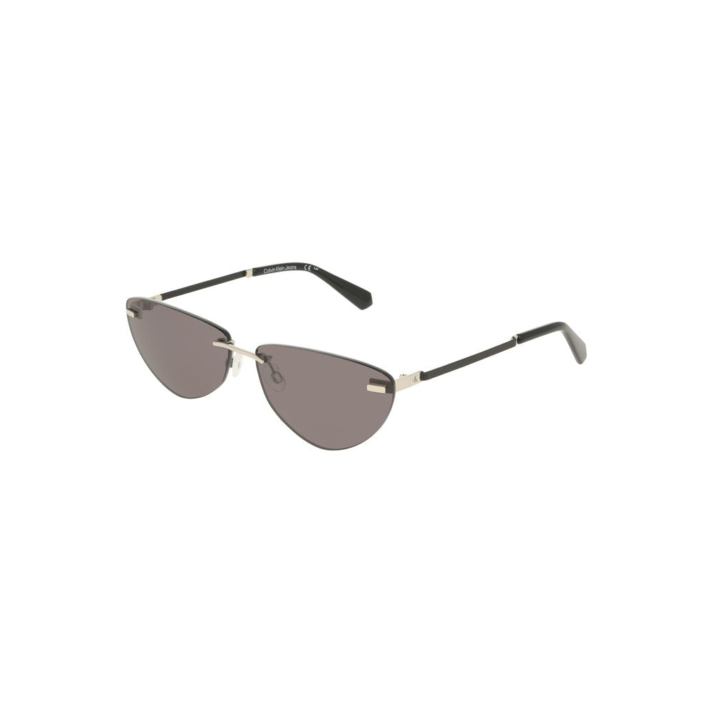 Calvin Klein Black Metal Women Women's Sunglass