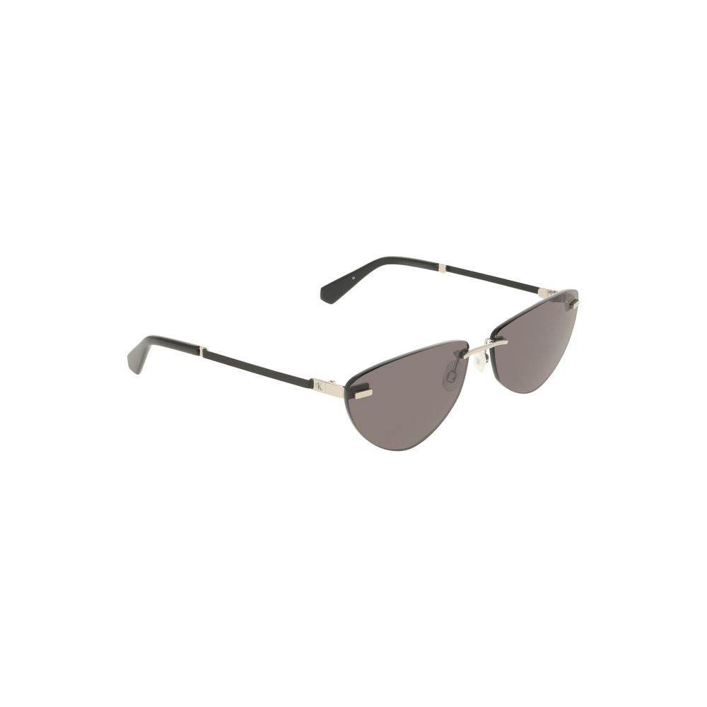 Calvin Klein Black Metal Women Women's Sunglass