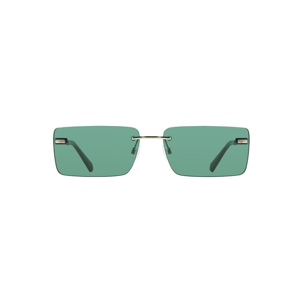 Calvin Klein Green Metal Women Women's Sunglass