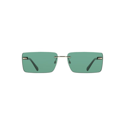 Calvin Klein Green Metal Women Women's Sunglass