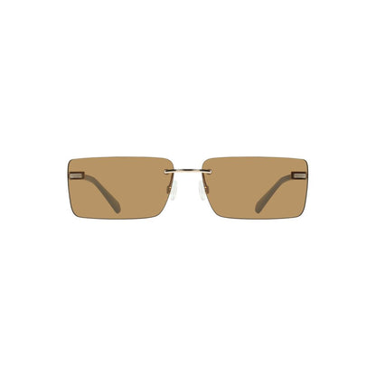 Calvin Klein Beige Metal Women Women's Sunglass