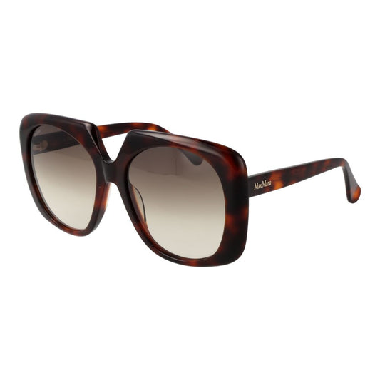 Max Mara Brown Acetate Women's Sunglasses