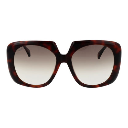 Max Mara Brown Acetate Women's Sunglasses