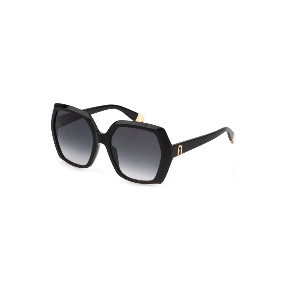 Furla Black Acetate Women Women's Sunglasses