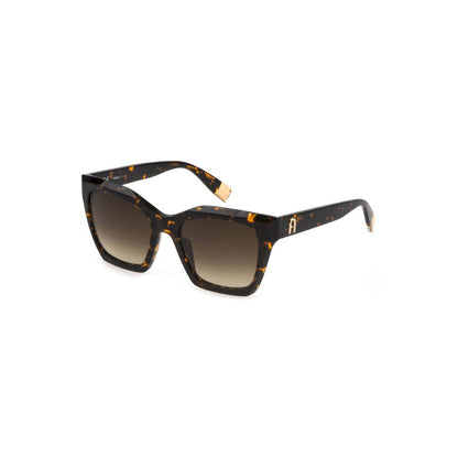 Furla Brown Acetate Women Women's Sunglass