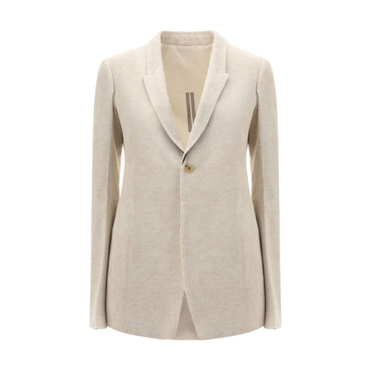 Rick Owens Beige Cotton Women's Blazer