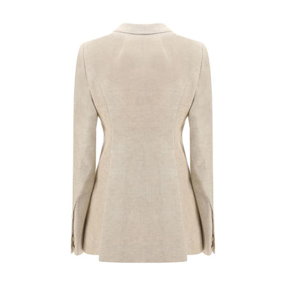 Rick Owens Beige Cotton Women's Blazer