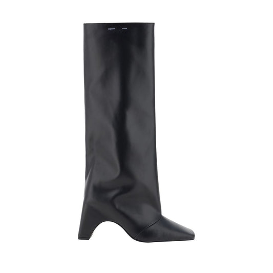 Coperni Black Calf Leather Bos Taurus High Heel Women's Boots