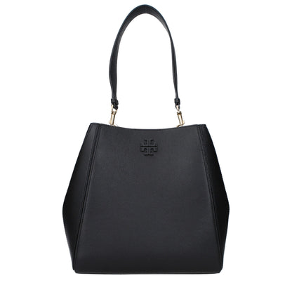 Tory Burch Black Leather Shoulder Women's Bag
