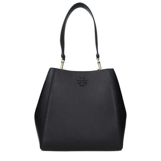 Tory Burch Black Leather Shoulder Women's Bag