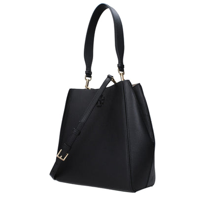 Tory Burch Black Leather Shoulder Women's Bag