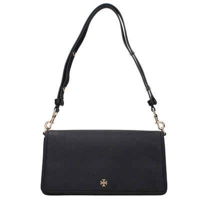 Tory Burch Black Leather Shoulder Women's Bag