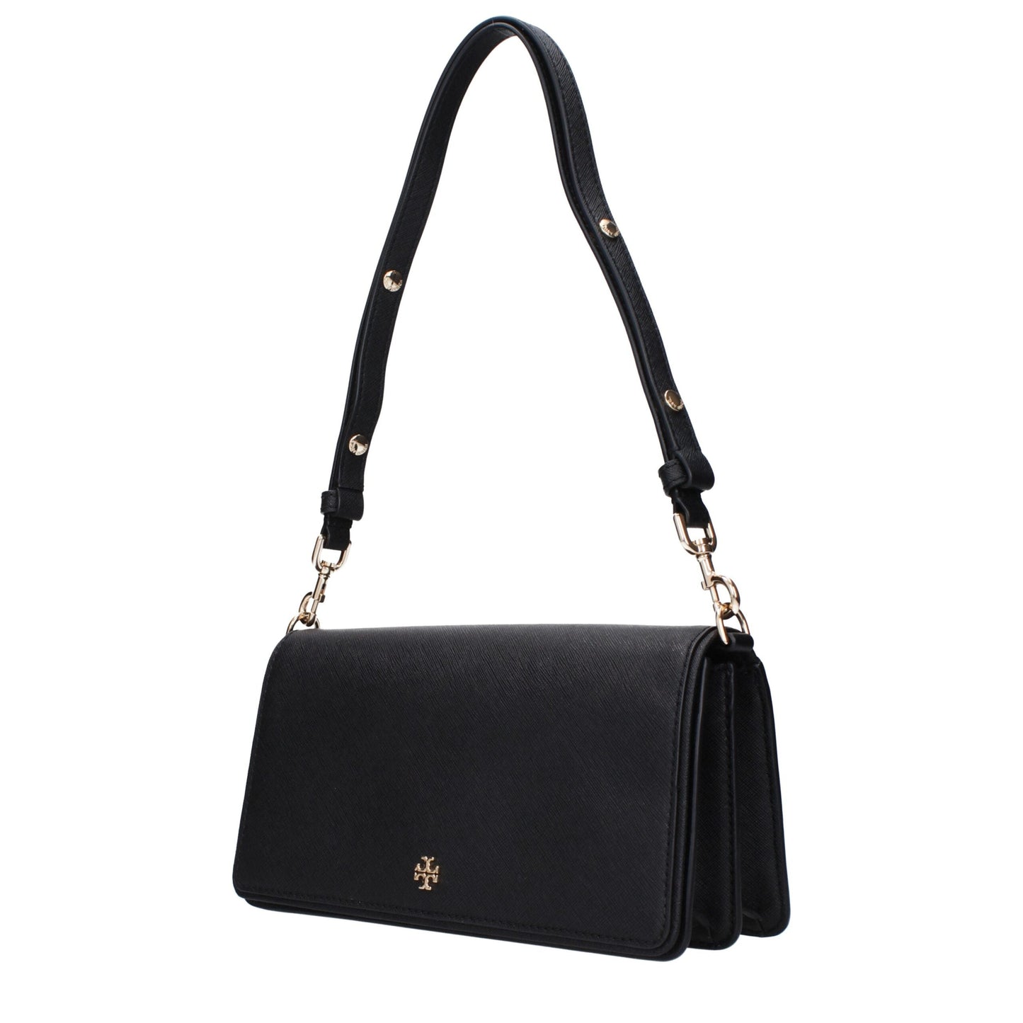 Tory Burch Black Leather Shoulder Women's Bag