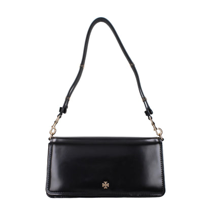 Tory Burch Black Leather Shoulder Women's Bag