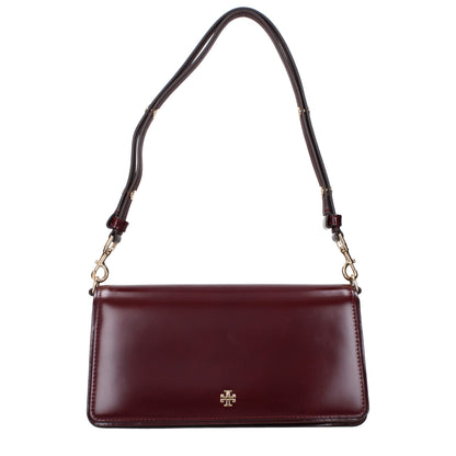 Tory Burch Red Leather Shoulder Women's Bag