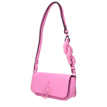 Jw Anderson Pink Leather Shoulder Women's Bag