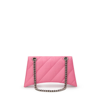Balenciaga Pink Leather Shoulder Women's Bag