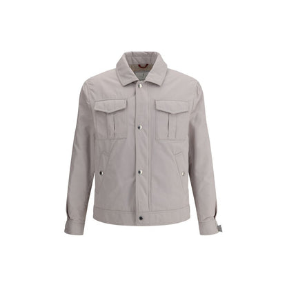 Brunello Cucinelli White Polyamide Men's Coat