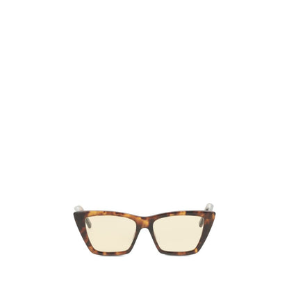 Saint Laurent Beige Acetate Women's Sunglasses